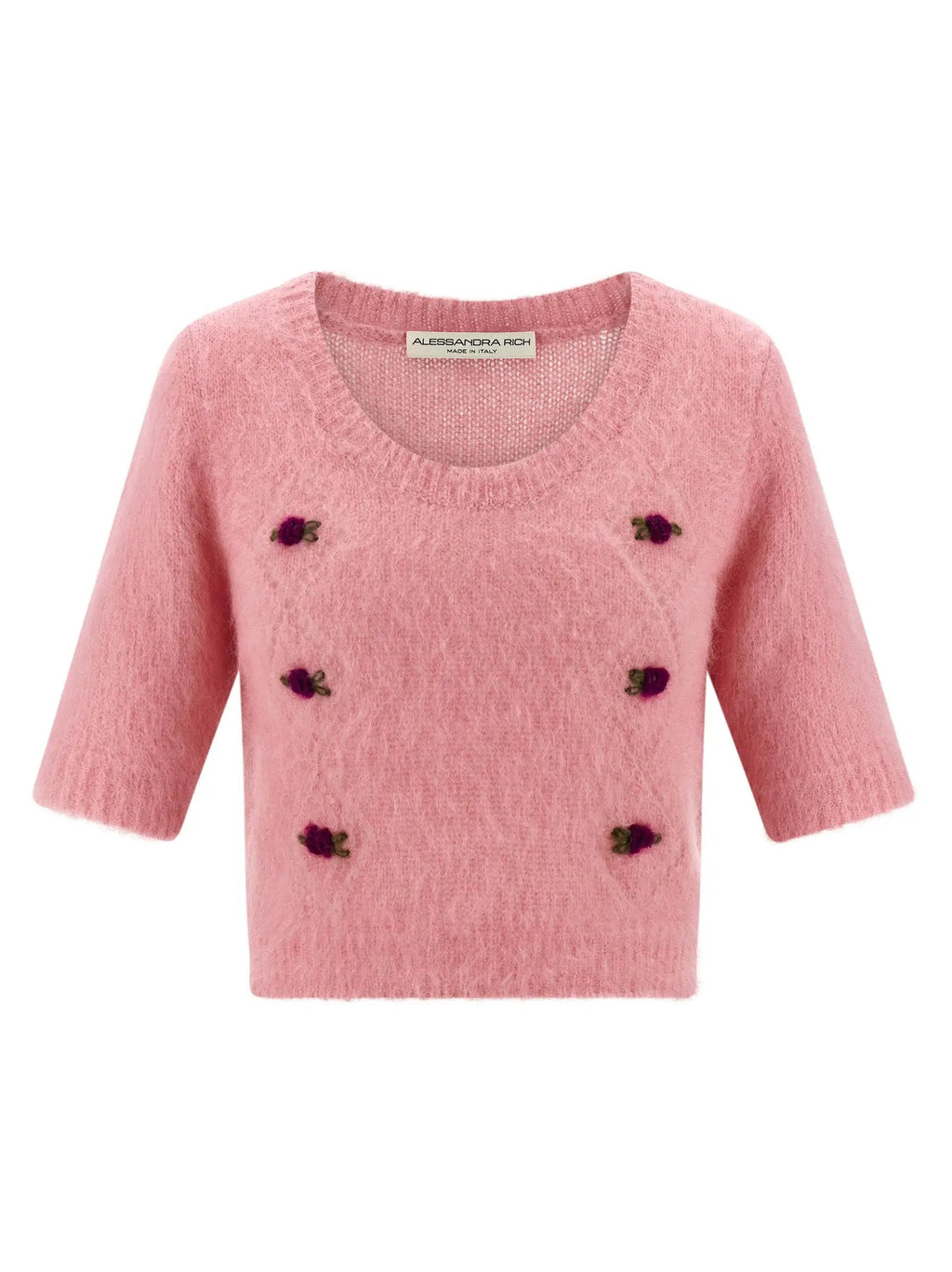 Alessandra Rich Multicolor Wool Cardigan