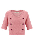Alessandra Rich Multicolor Wool Cardigan
