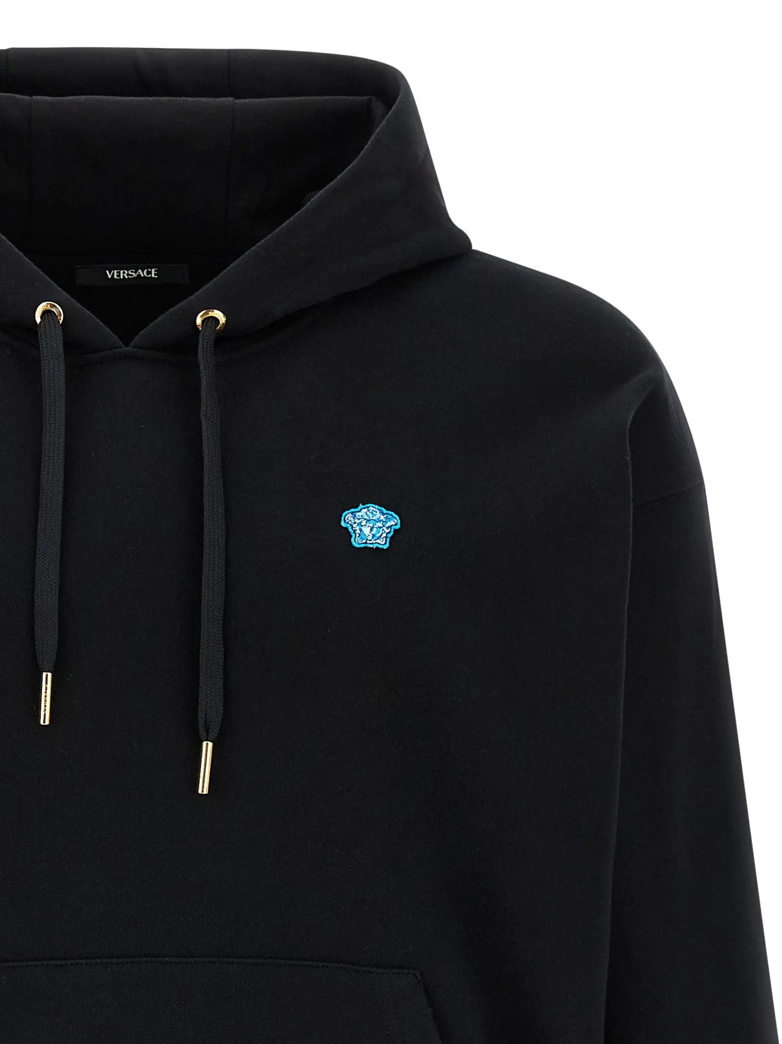 Versace Black Cotton Sweatshirt