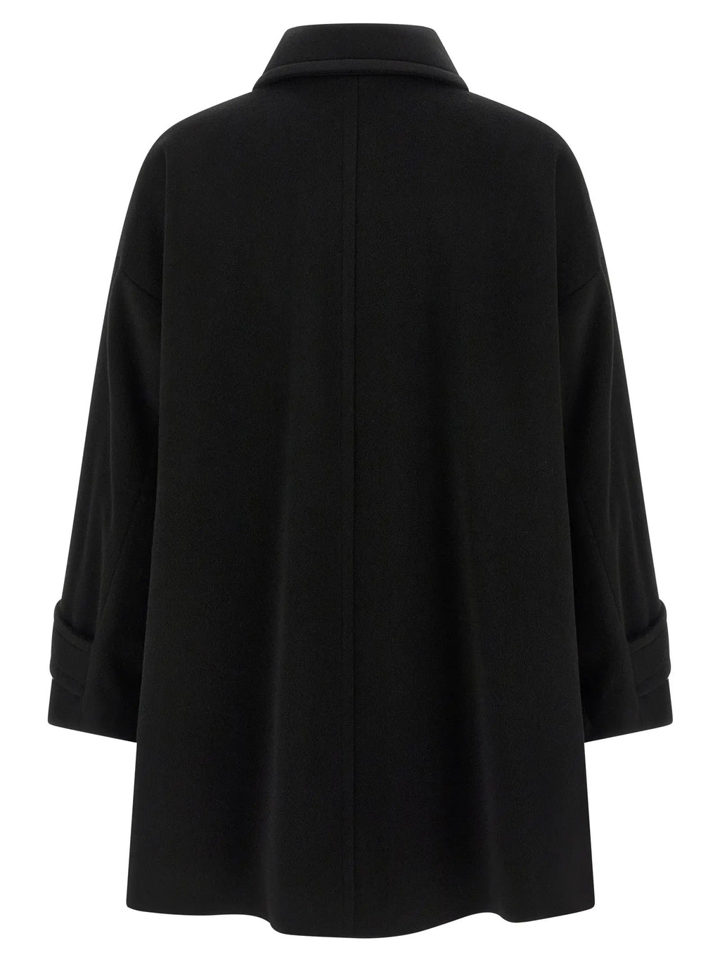 Alberto Biani Alberto Biani Black Virgin Wool Coat