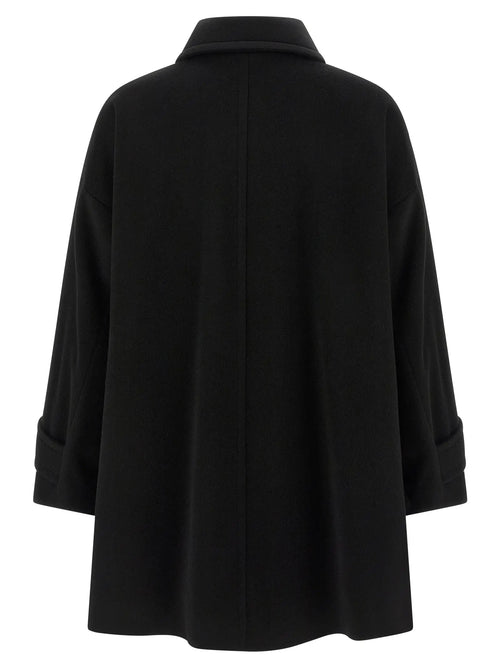 Alberto Biani Alberto Biani Black Virgin Wool Coat