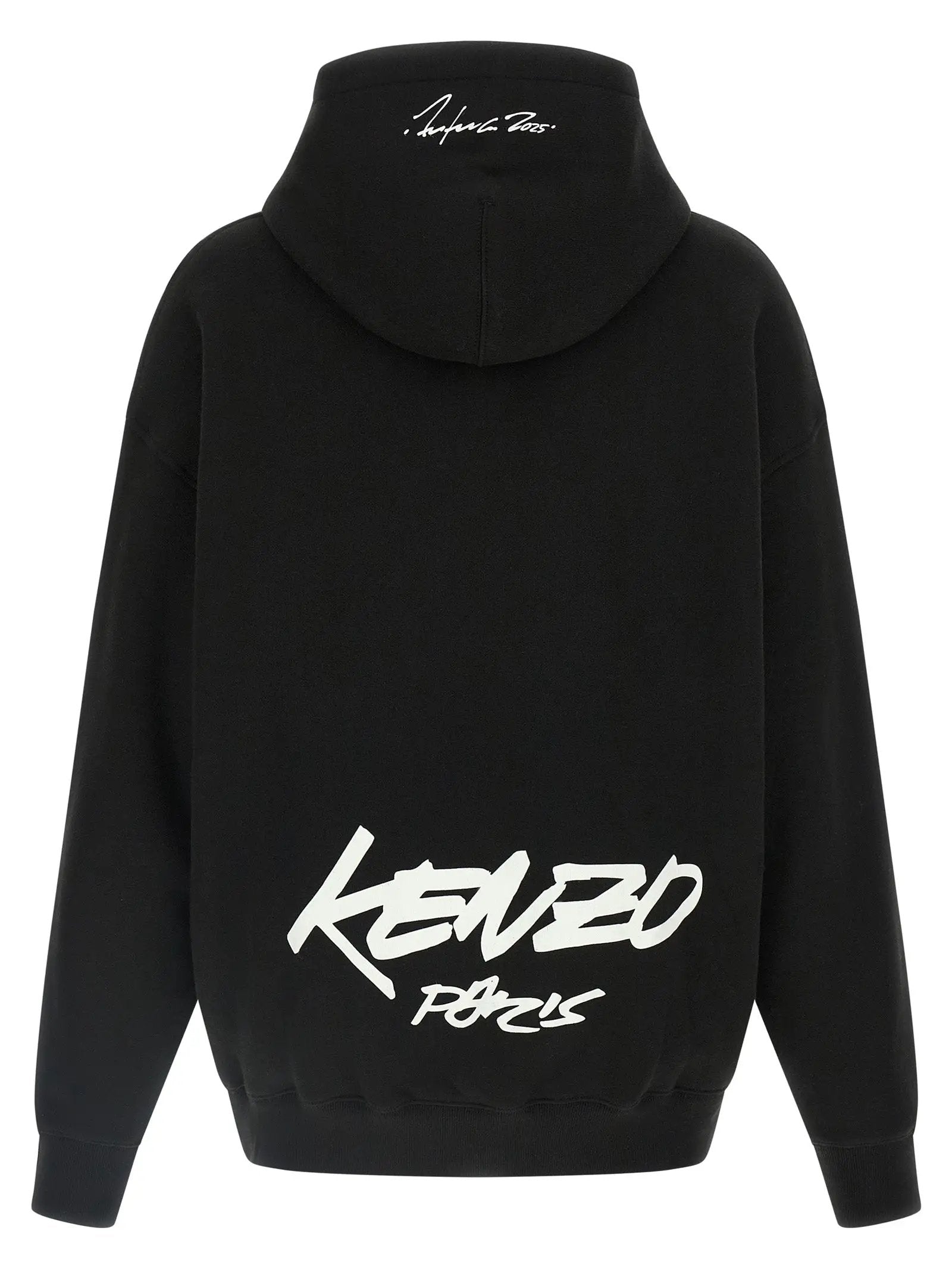 Kenzo Black Cotton Hoodie