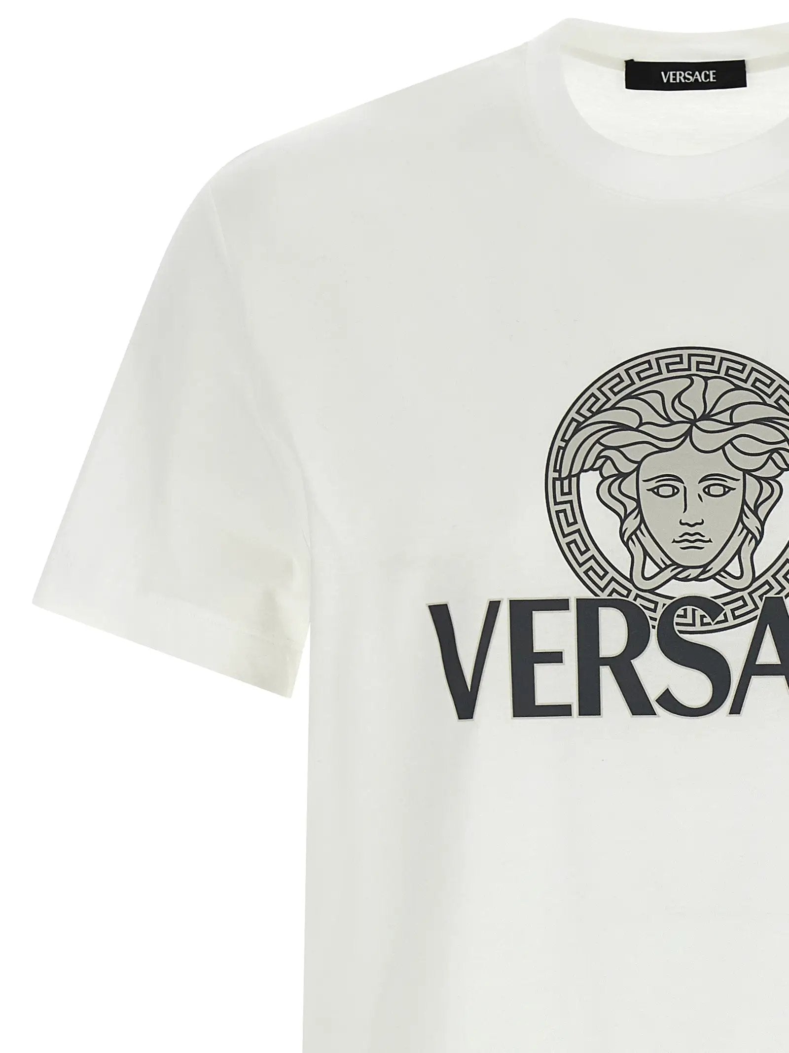 Versace Bicolor Cotton T-Shirt