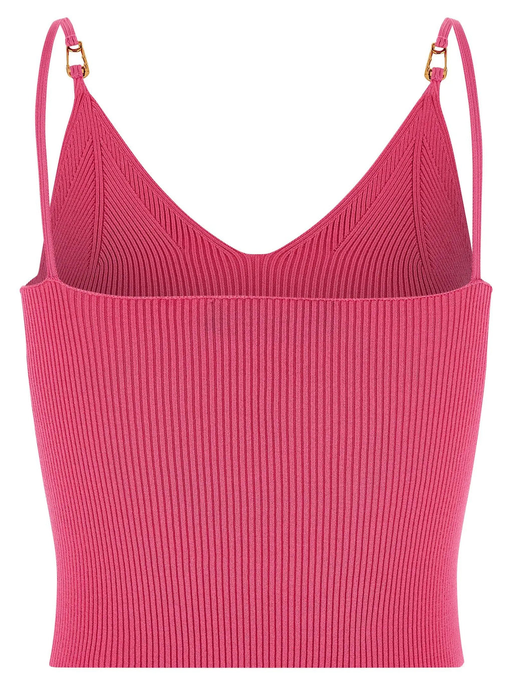 Versace Fuchsia Viscose Sleeveles T-Shirt