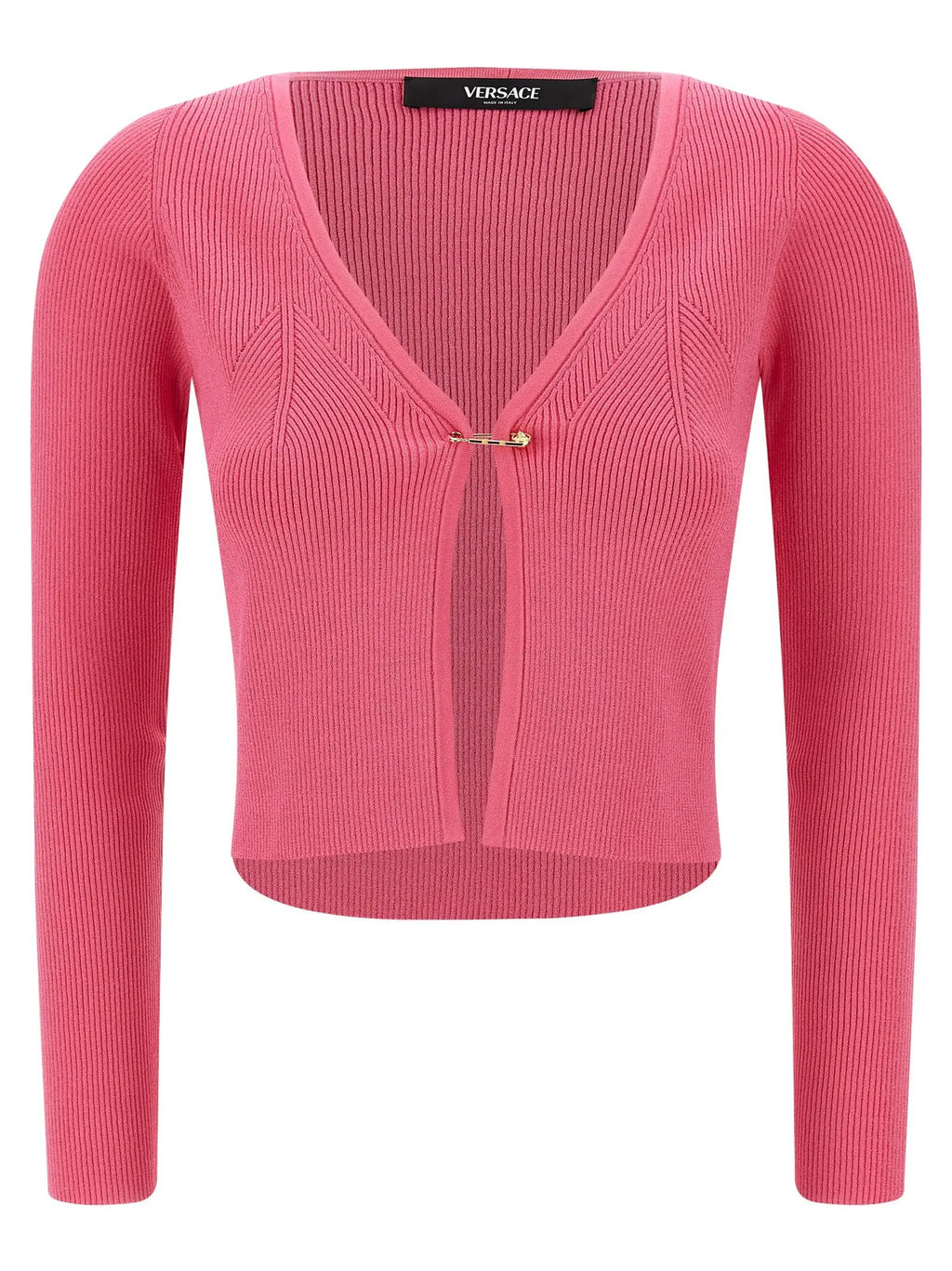 Versace Fuchsia Viscose Cardigan