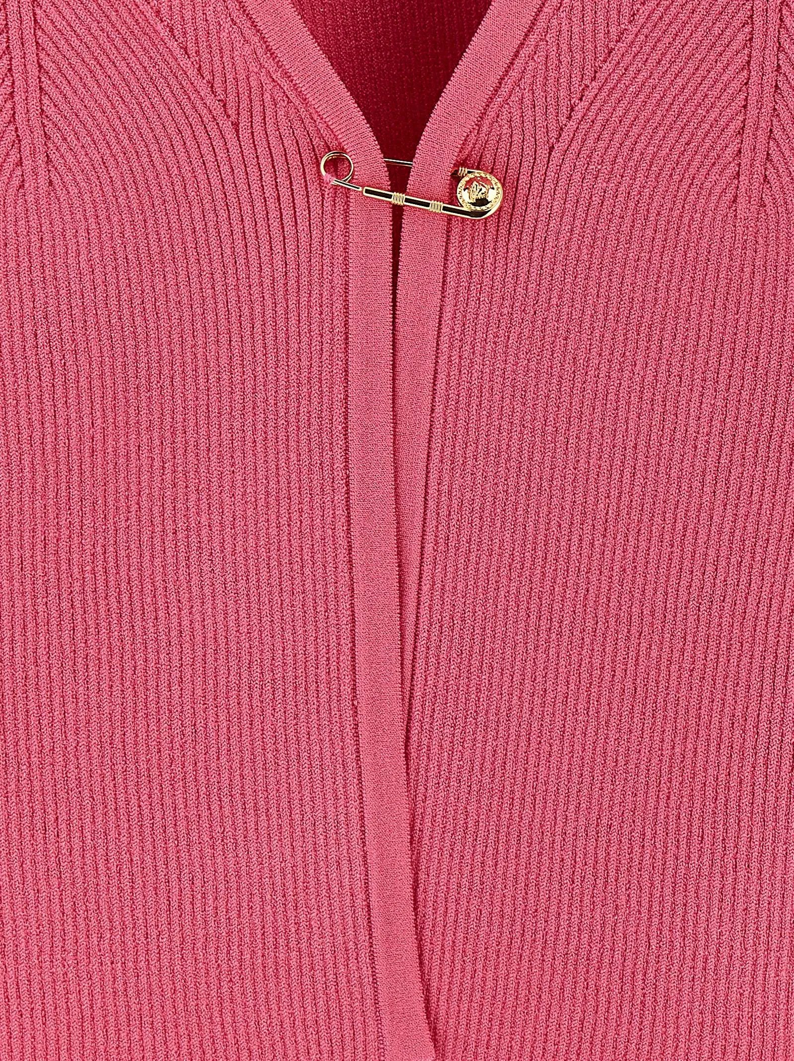 Versace Fuchsia Viscose Cardigan