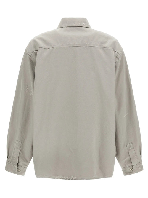 Balenciaga Gray Cotton Blouse