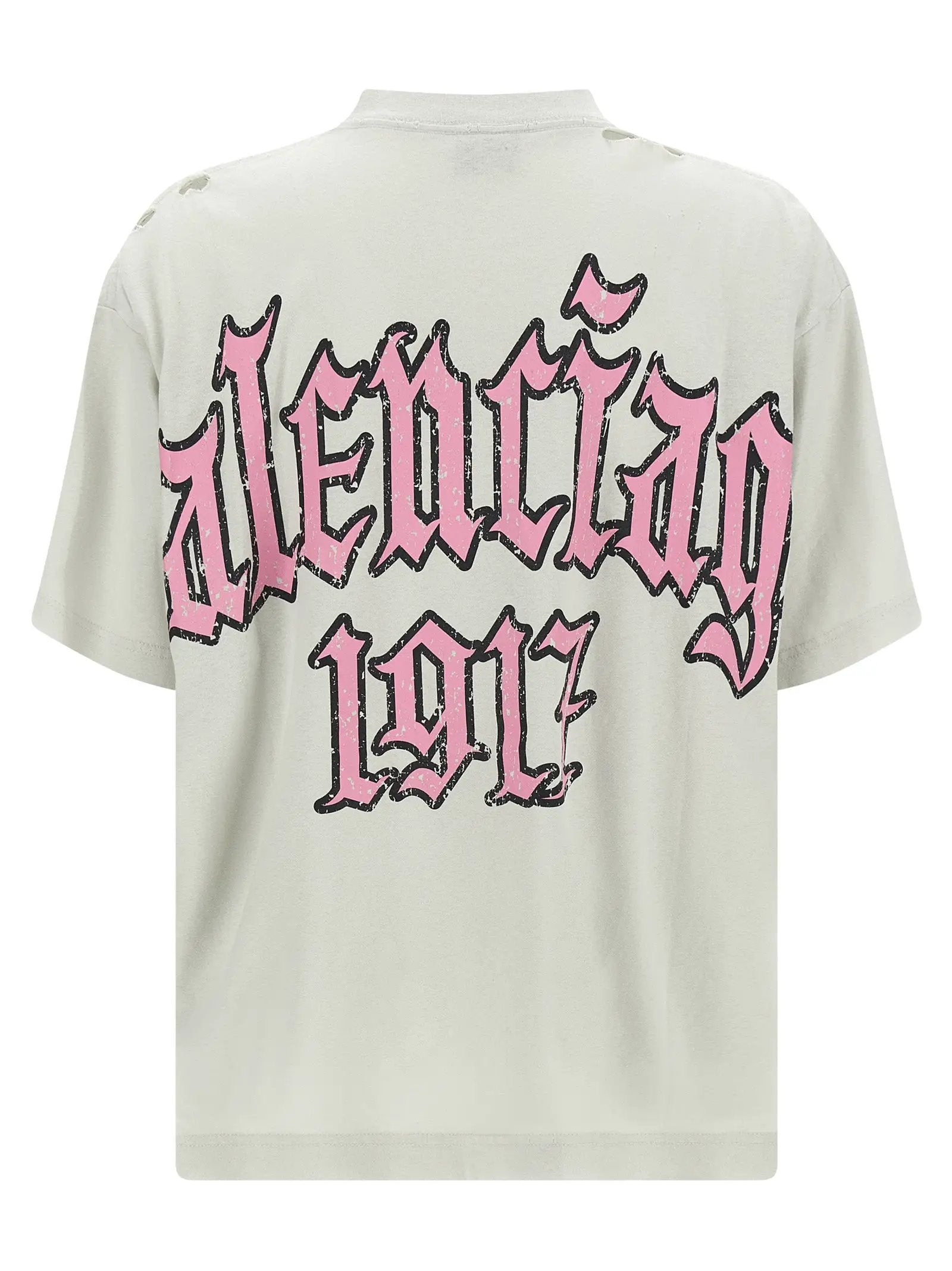 Balenciaga Beige Cotton T-Shirt