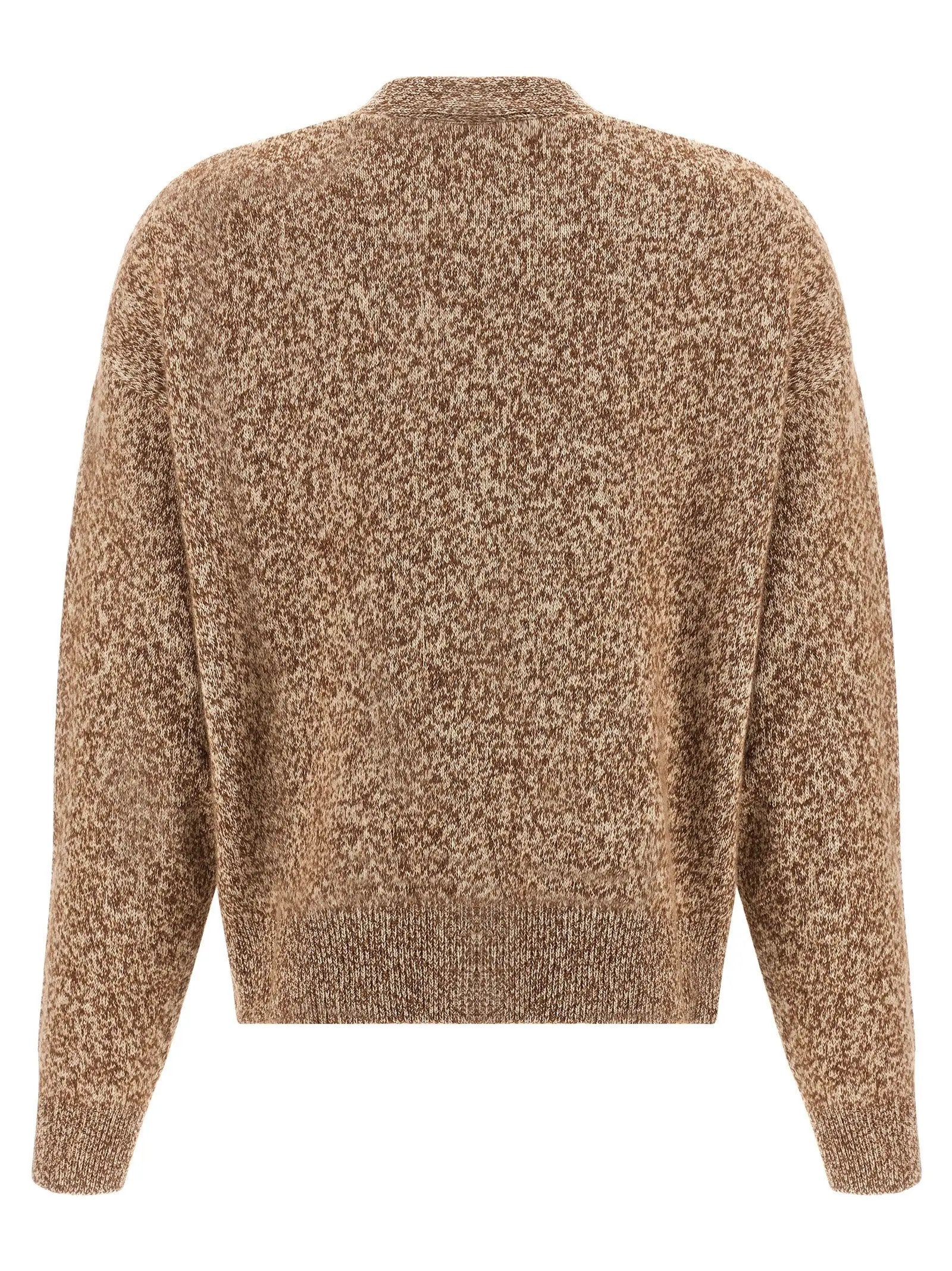 Versace Beige Virgin Wool Cardigan