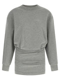 The Attico Gray Cotton Short Dress
