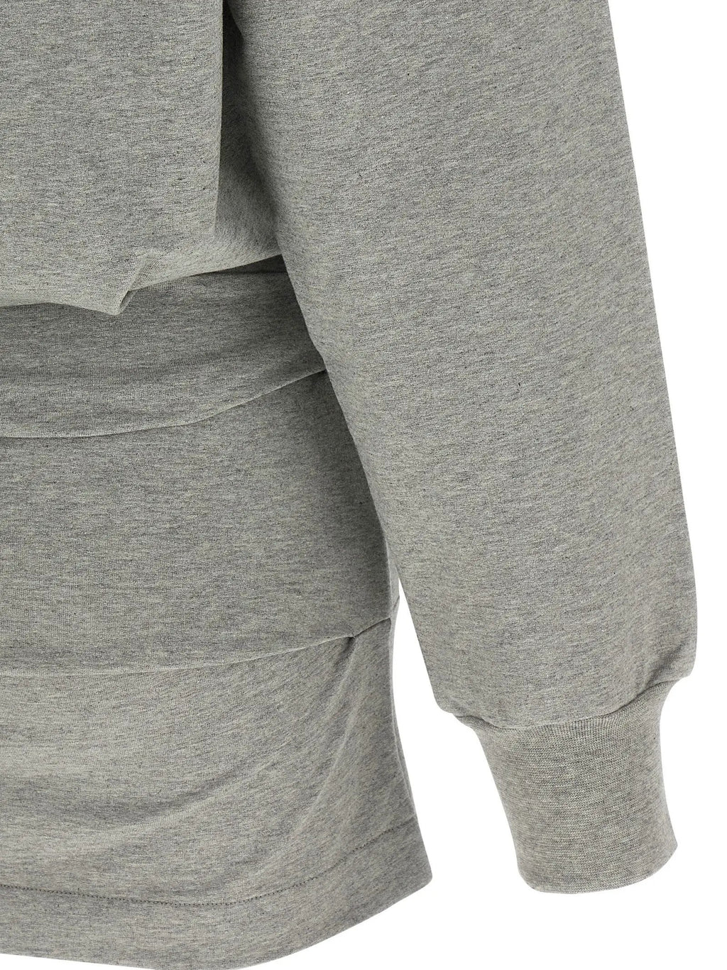 The Attico Gray Cotton Short Dress