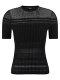 Theory Black Viscose T-Shirt