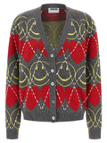 Moschino Multicolor Wool Cardigan