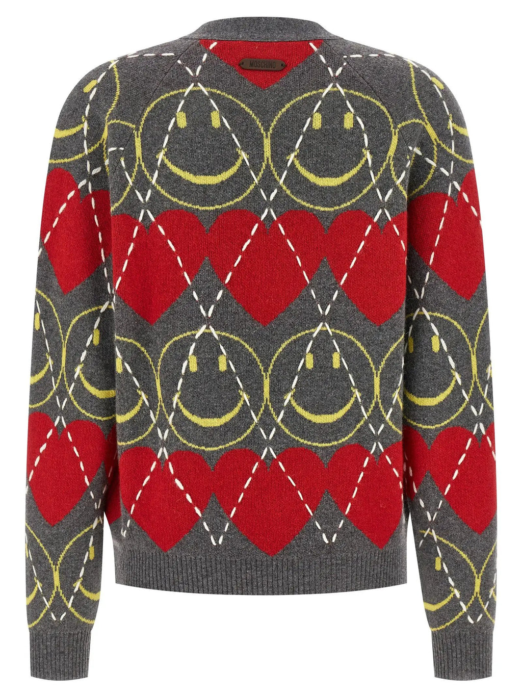 Moschino Multicolor Wool Cardigan