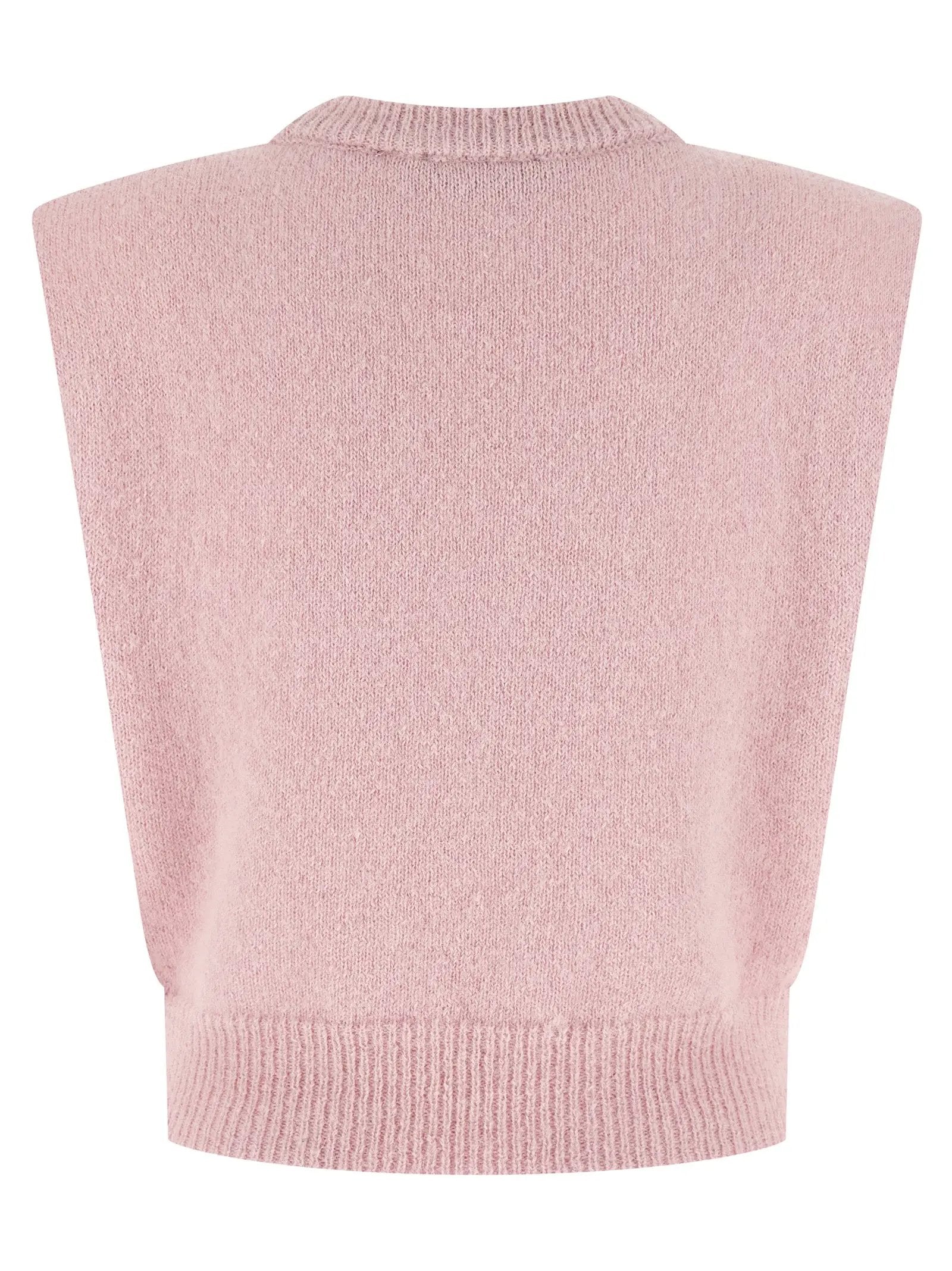 ROTATE BIRGER CHRISTENSEN Multicolor Wool Sleeveless Jacket