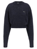 ROTATE BIRGER CHRISTENSEN Blue Wool Cardigan
