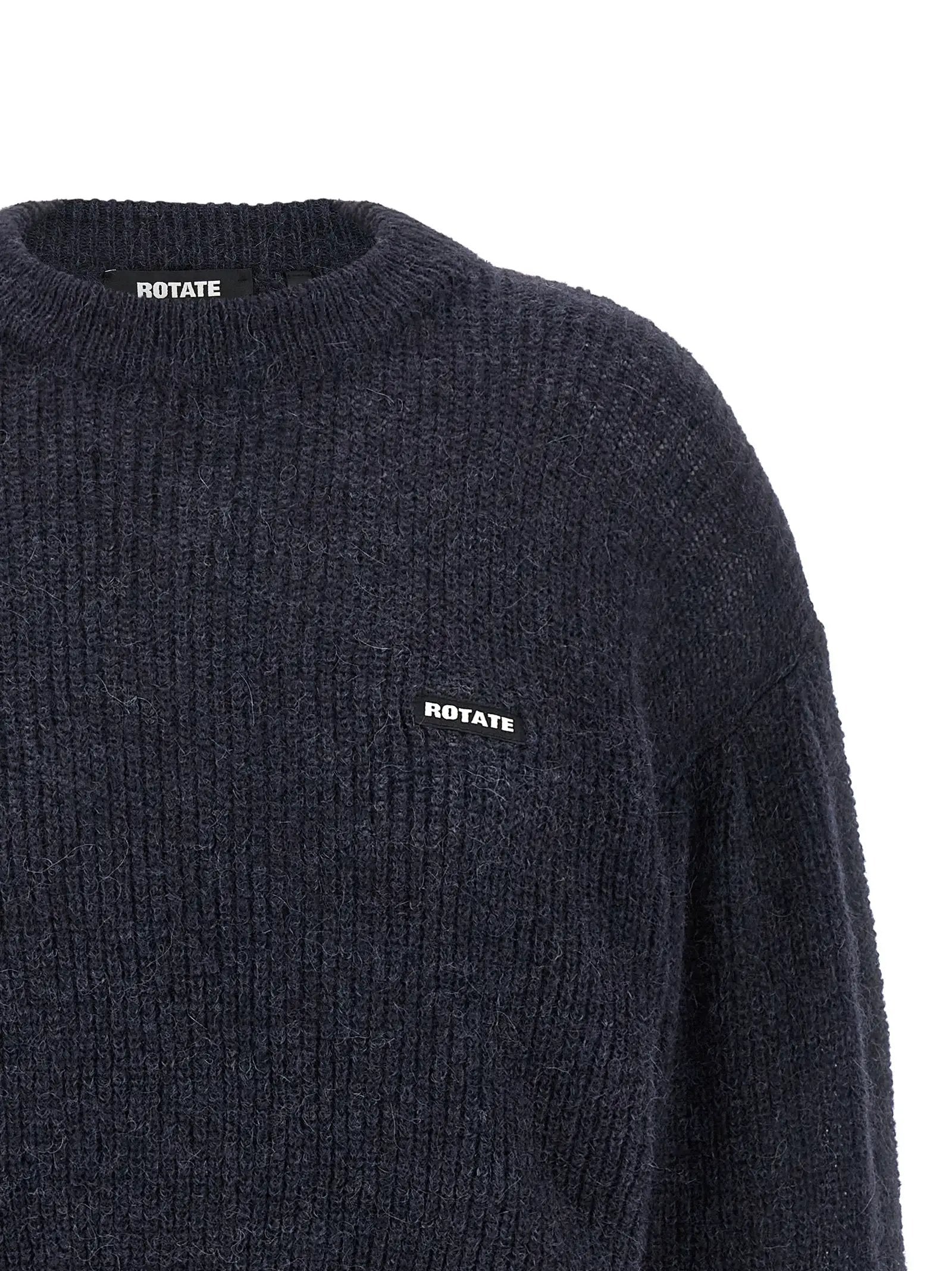 ROTATE BIRGER CHRISTENSEN Blue Wool Cardigan
