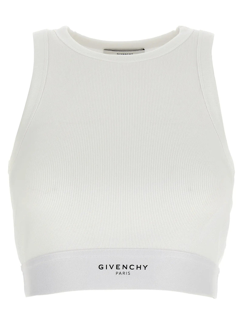 Givenchy White Cotton Tank Tops