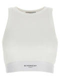 Givenchy White Cotton Tank Tops