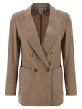 Max Mara Beige Cashmere Blazer