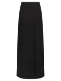 Max Mara Black Viscose Mini Skirt