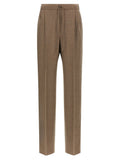 Max Mara Gray Cashmere Casual Pants