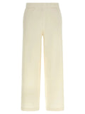 Max Mara White Silk Casual Pants