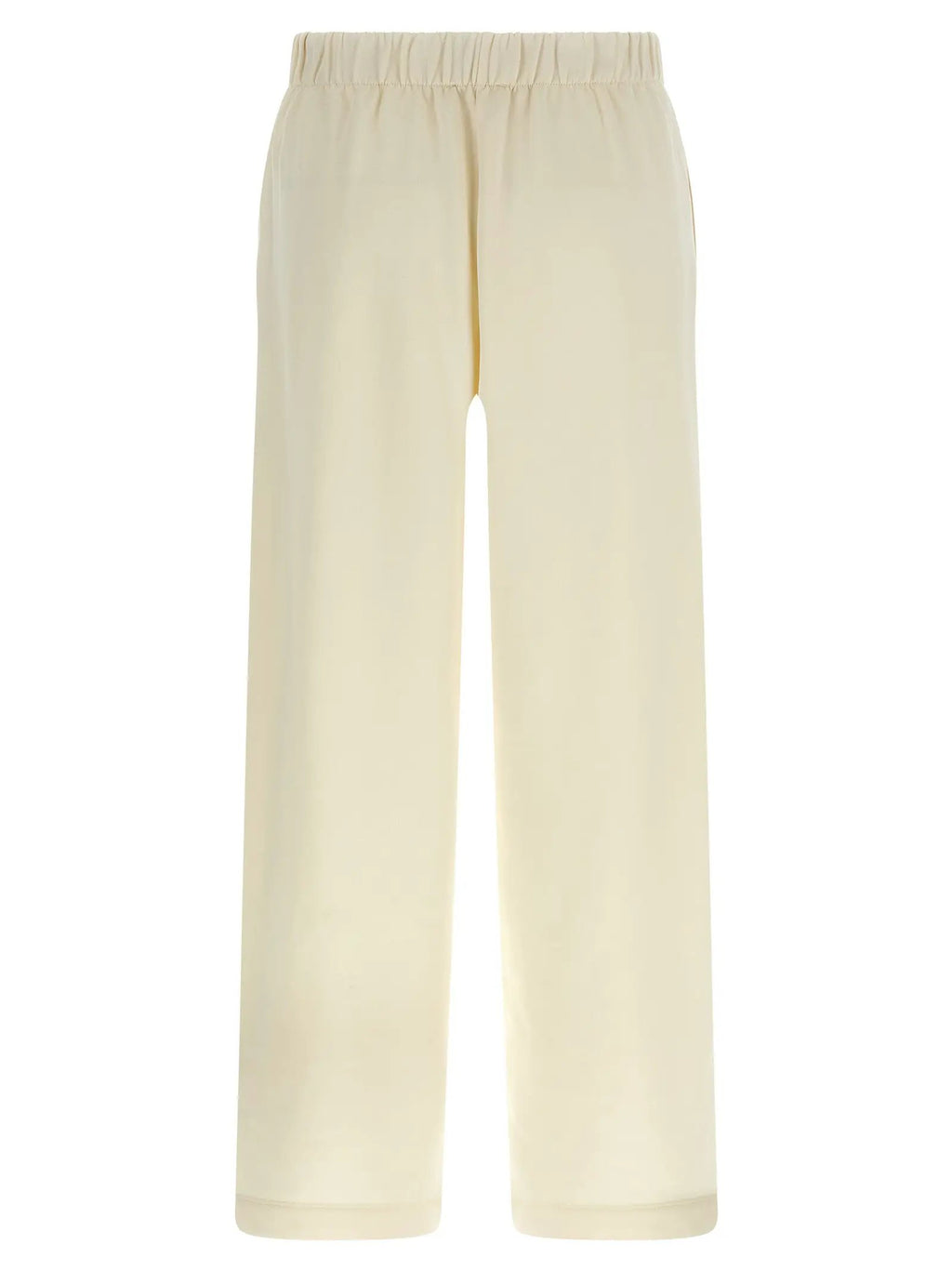 Max Mara White Silk Casual Pants