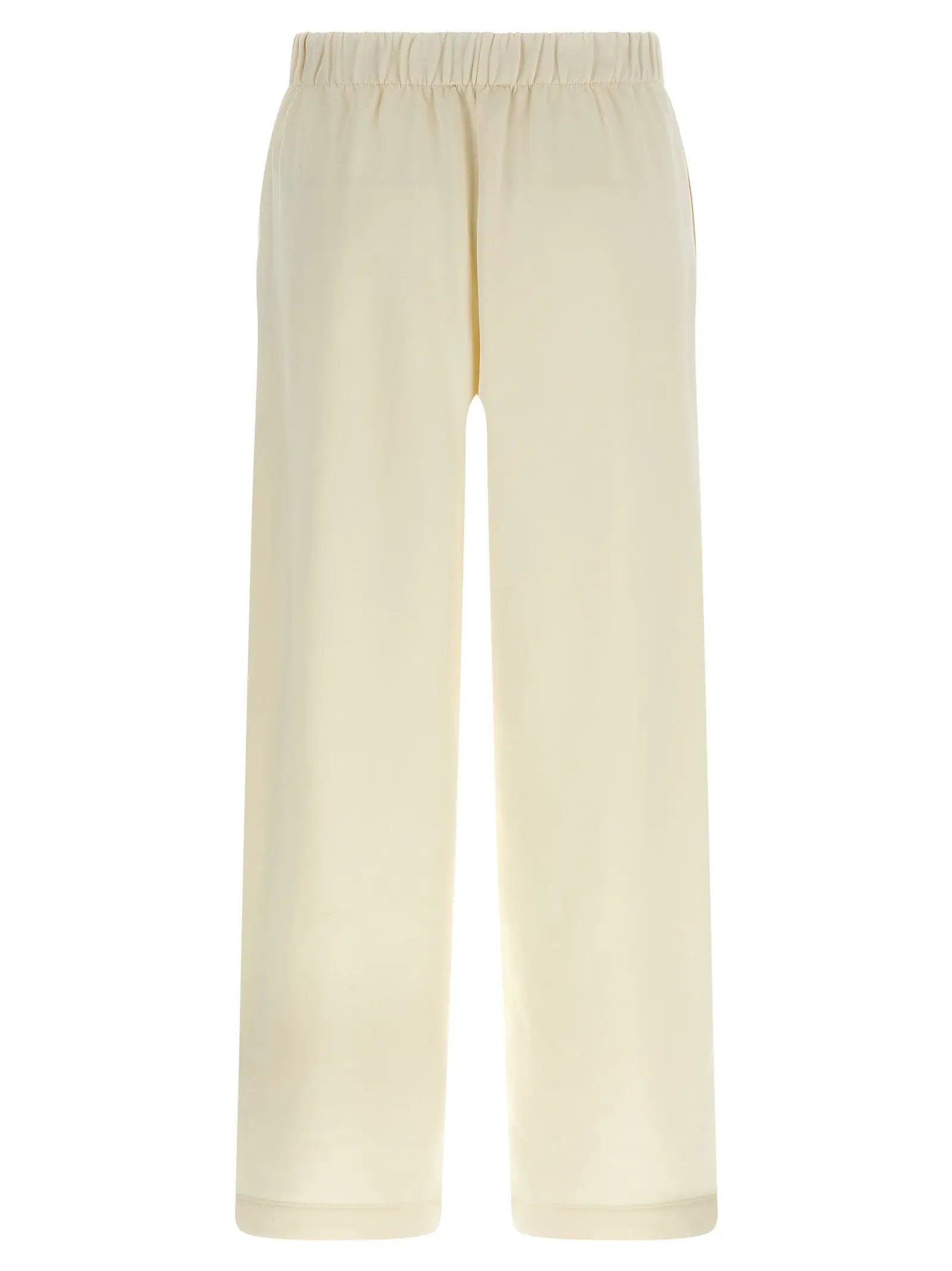 Max Mara White Silk Casual Pants