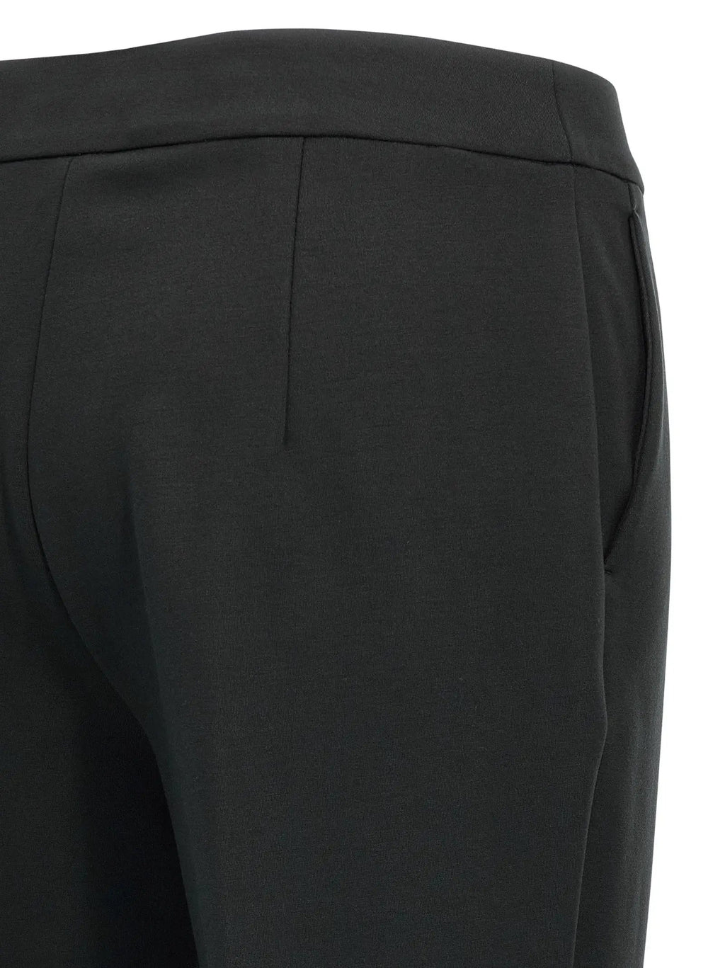 Max Mara Black Viscose Casual Pants