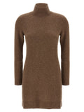 Max Mara Gray Cashmere Short Dress