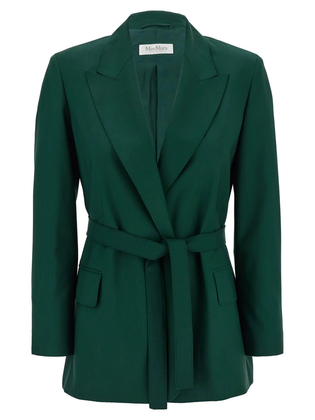 Max Mara Bicolor Virgin Wool Blazer