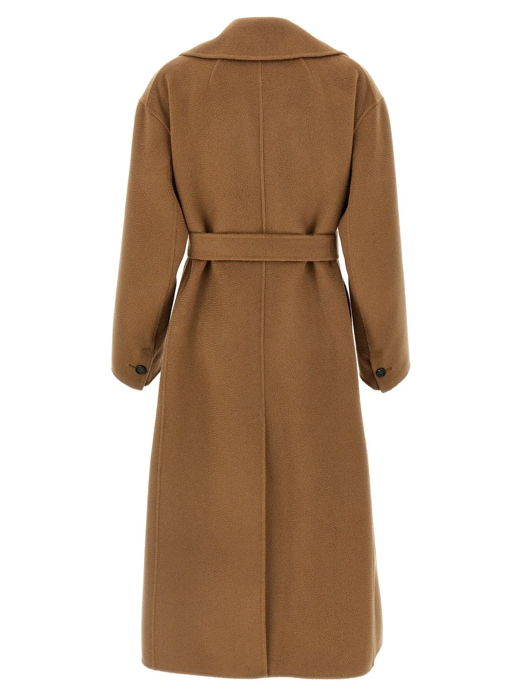 'S Max Mara Brown Virgin Wool Coat