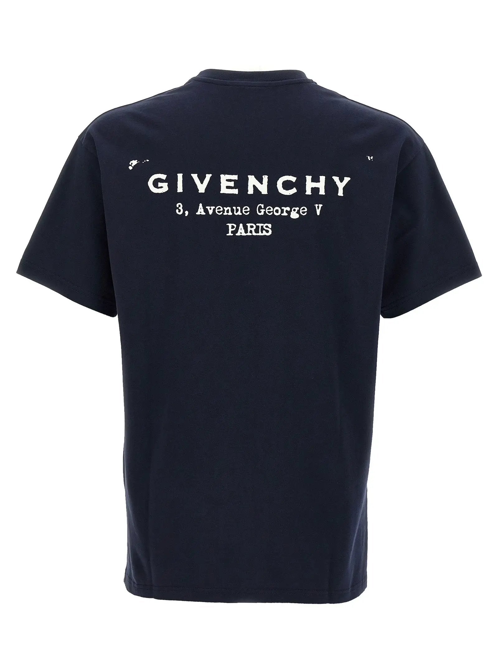 Givenchy Blue Cotton T-Shirt