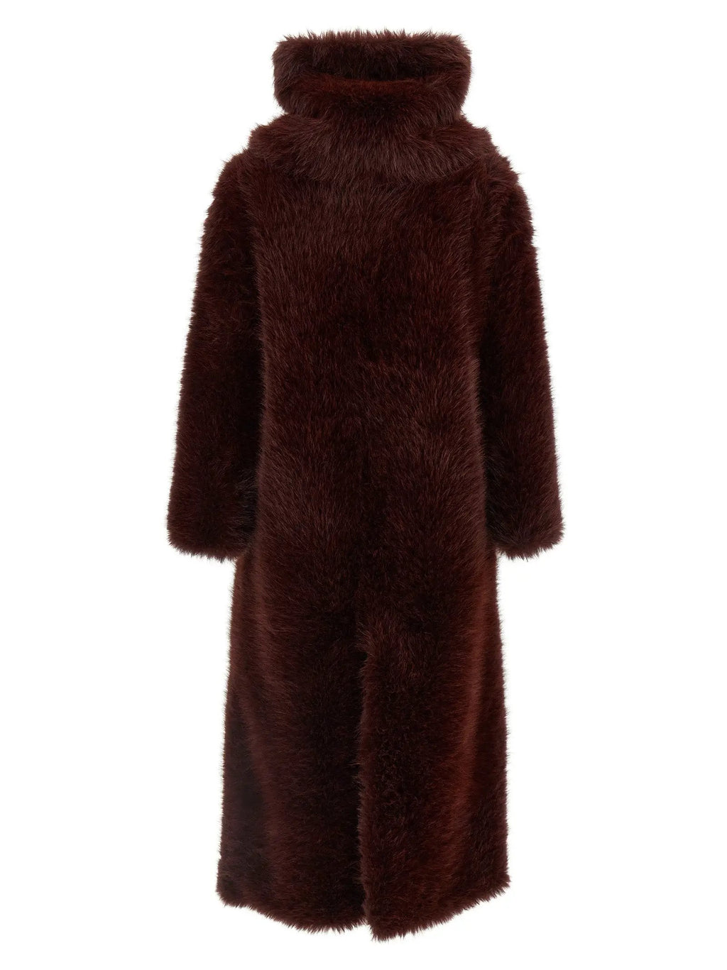 B&B COUTURE Bordeaux Polyester Coat