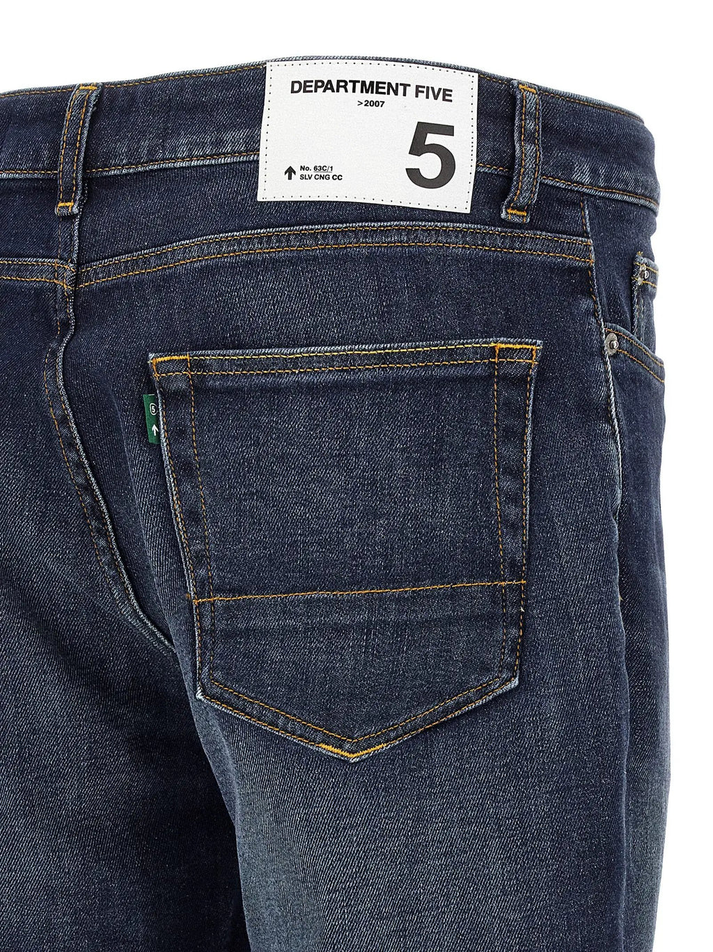 Department 5 Blue Cotton Straight-Leg Jeans