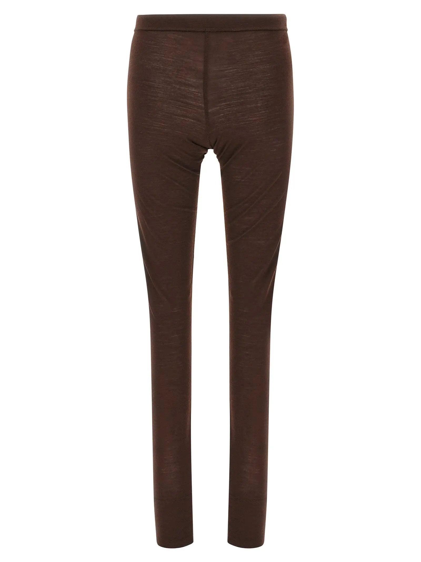 Jil Sander Bordeaux Polyester Leggings