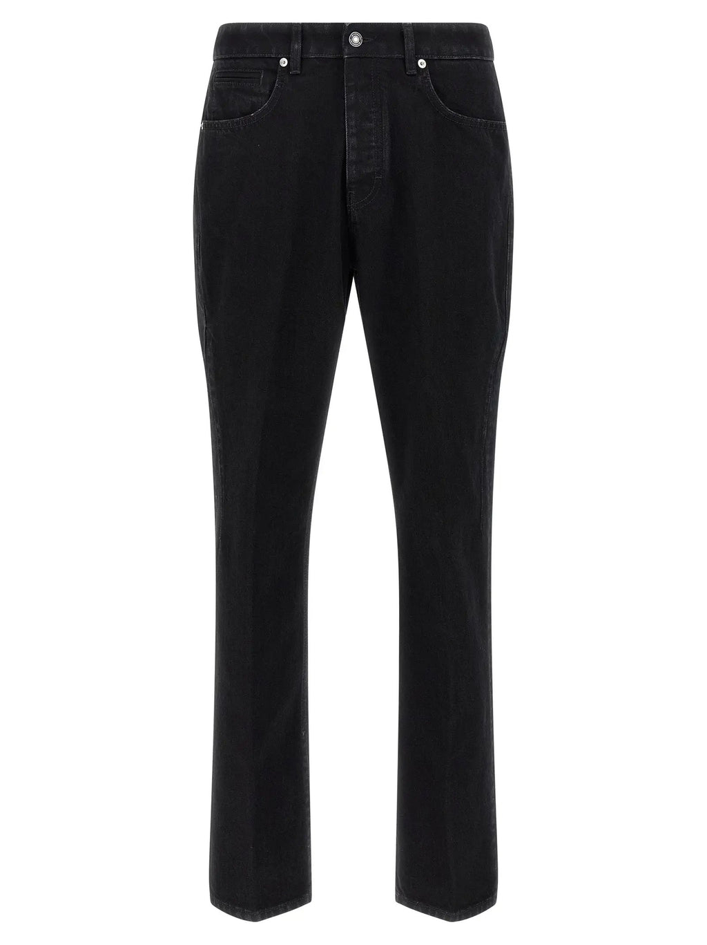 Givenchy Black Cotton Straight-Leg Jeans