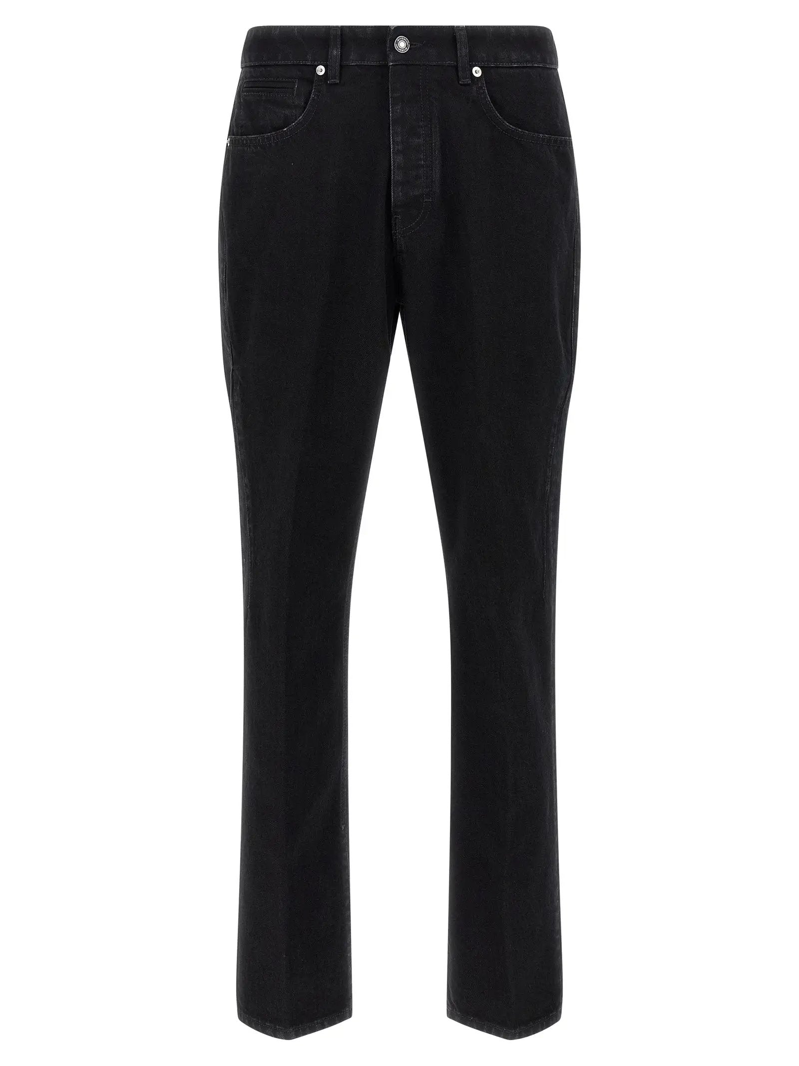 Givenchy Black Cotton Straight-Leg Jeans