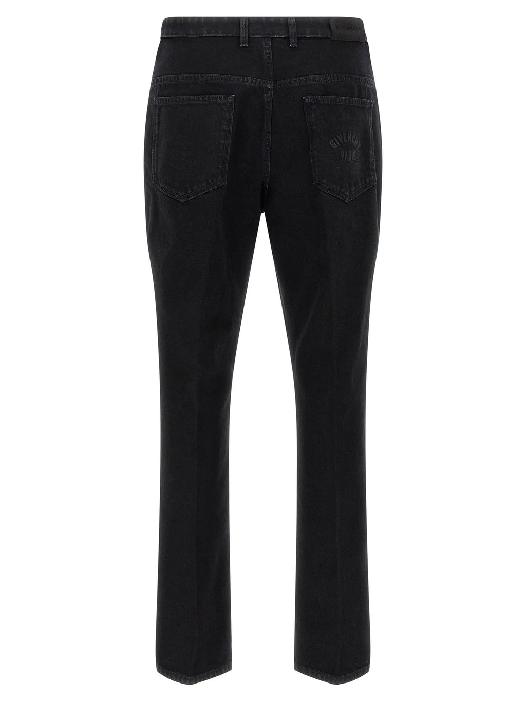 Givenchy Black Cotton Straight-Leg Jeans