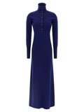 Tom Ford Blue Cashmere Long Dress