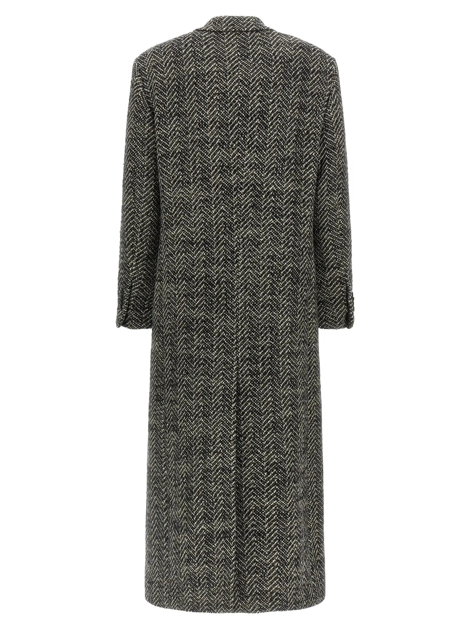 Tagliatore Multicolor Wool Coat