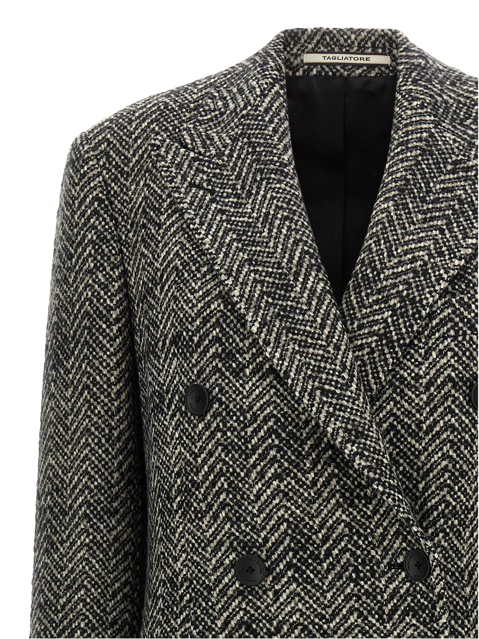Tagliatore Multicolor Wool Coat