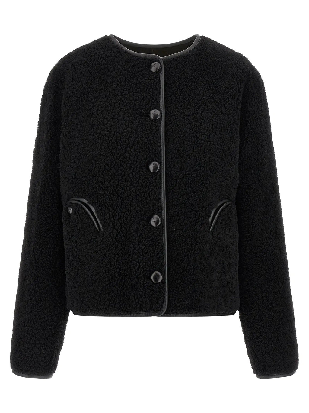 Blazé Milano Black Lamb Leather Shell Jacket