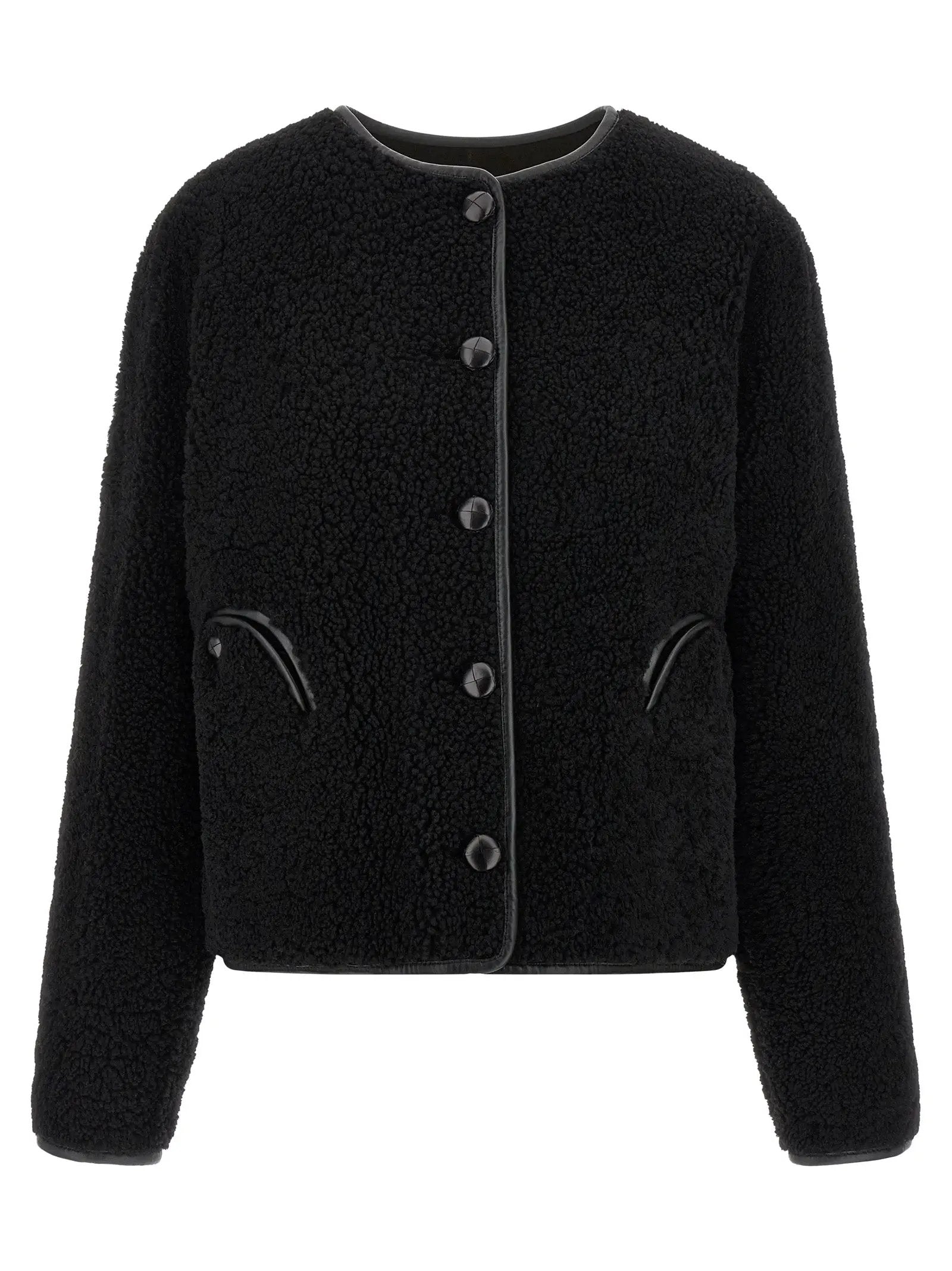 Blazé Milano Black Lamb Leather Shell Jacket