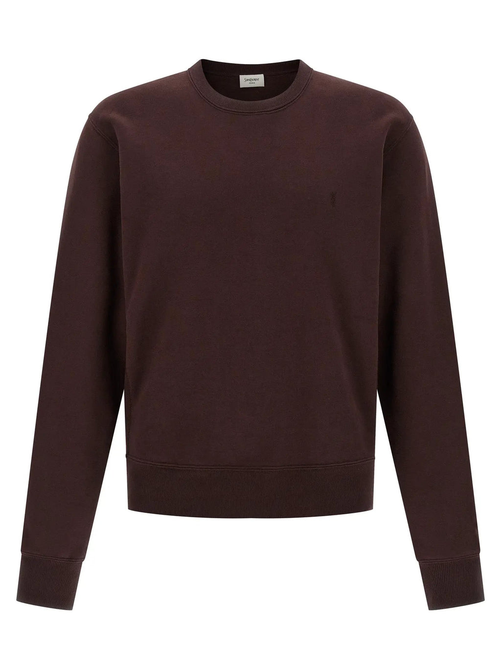 Saint Laurent Bordeaux Cotton Sweatshirt