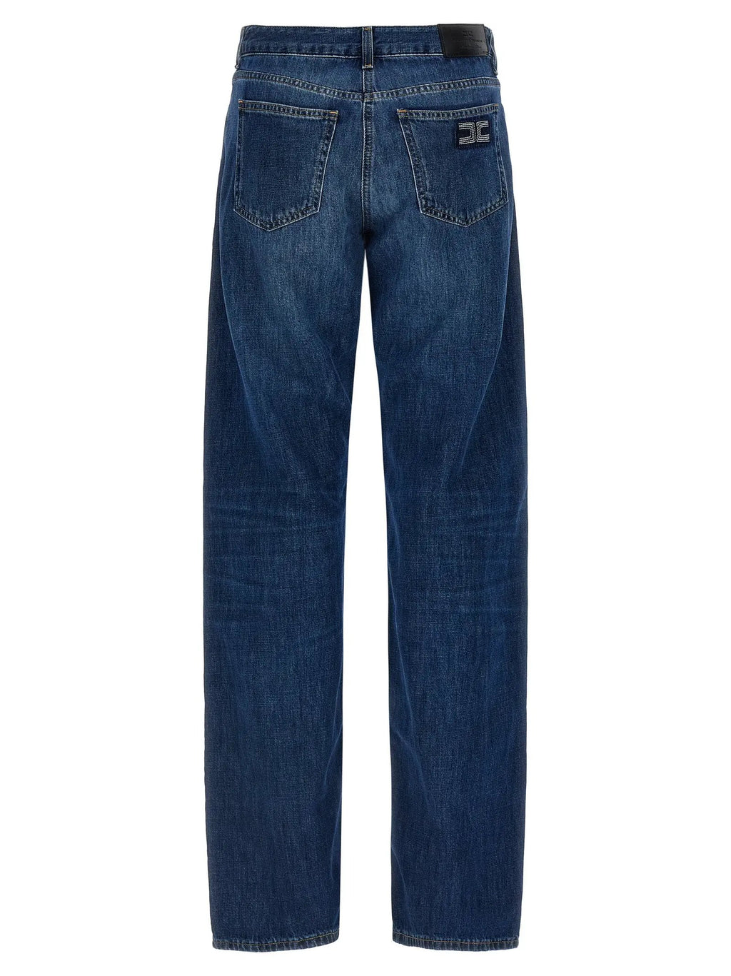 Elisabetta Franchi Blue Cotton Jeans Denim