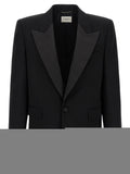 Saint Laurent Black Wool Blazer