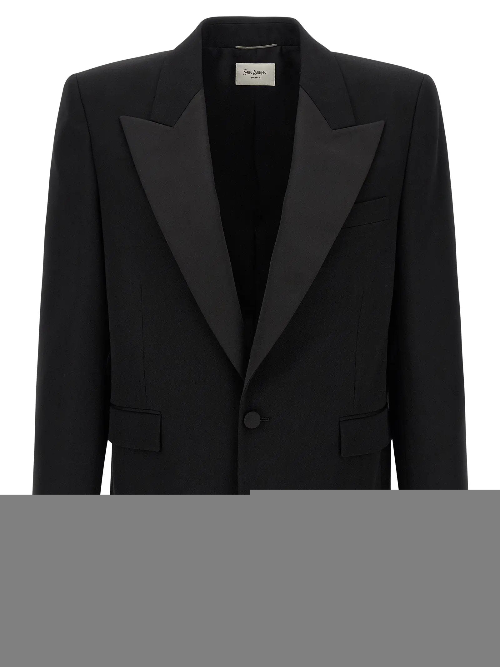 Saint Laurent Black Wool Blazer