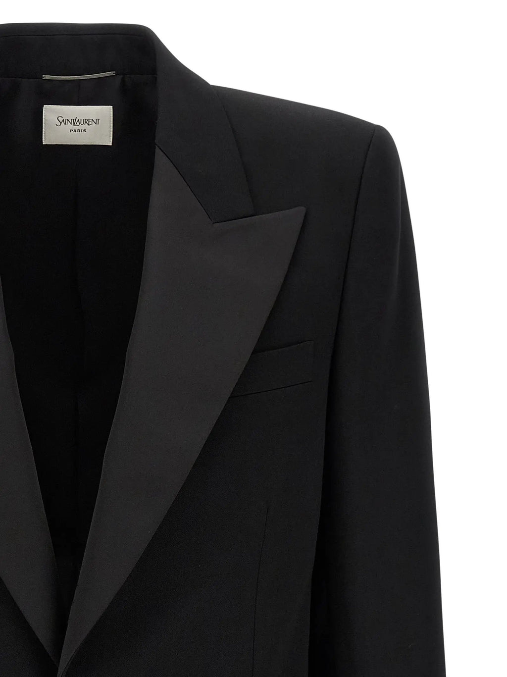 Saint Laurent Black Wool Blazer